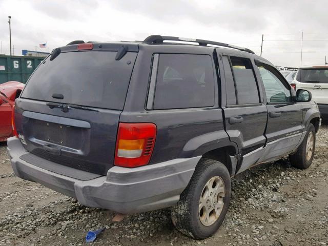 1J4G258S3XC758770 - 1999 JEEP GRAND CHER BLACK photo 4