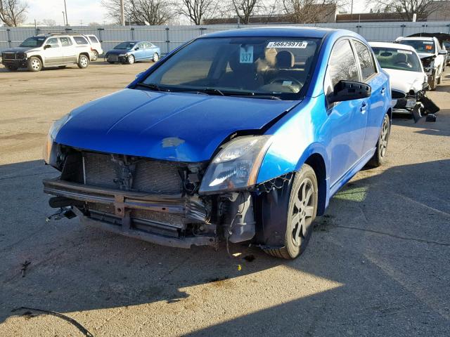 3N1AB6AP6CL634128 - 2012 NISSAN SENTRA 2.0 BLUE photo 2