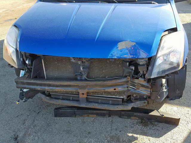 3N1AB6AP6CL634128 - 2012 NISSAN SENTRA 2.0 BLUE photo 9