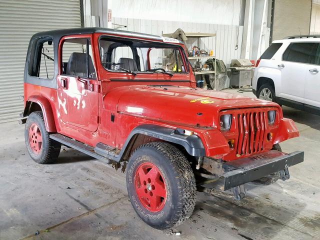 1J4FY29S9SP267077 - 1995 JEEP WRANGLER / RED photo 1