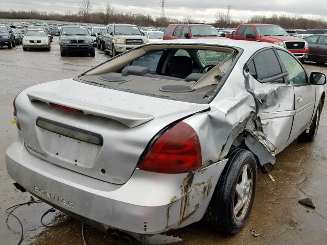 2G2WS522941113413 - 2004 PONTIAC GRAND PRIX ვერცხლისფერი ფოტო 4