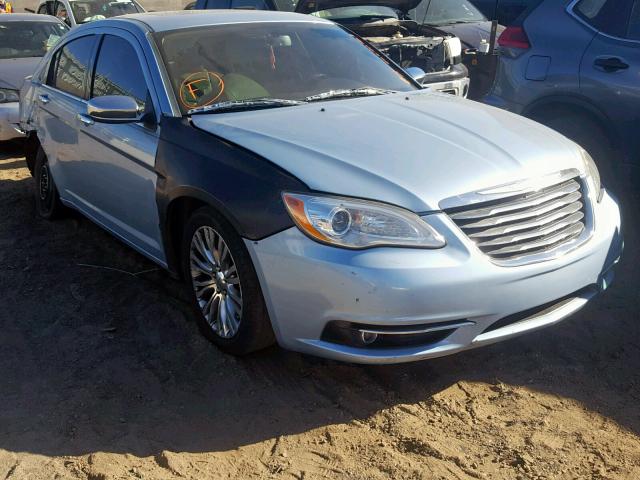 1C3CCBCG0CN184974 - 2012 CHRYSLER 200 LIMITE BLUE photo 1