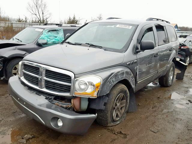 1D8HB58D75F582816 - 2005 DODGE DURANGO LI GRAY photo 2