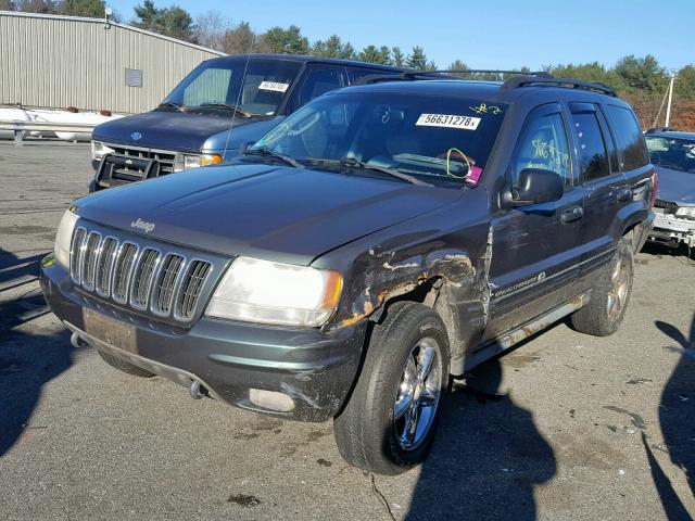 1J8GW68J02C116080 - 2002 JEEP GRAND CHER BLUE photo 2