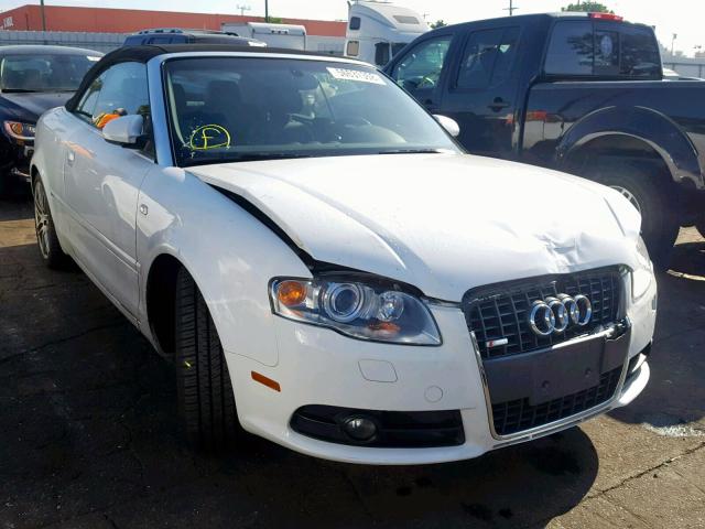 WAUAF48H99K009038 - 2009 AUDI A4 2.0T CA WHITE photo 1