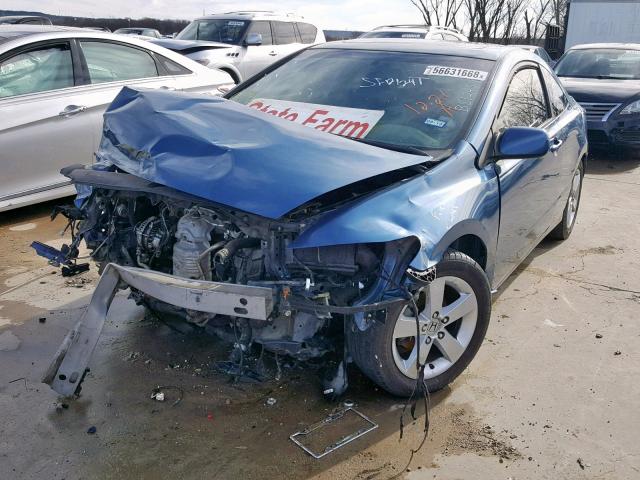 2HGFG12958H556479 - 2008 HONDA CIVIC EXL BLUE photo 2