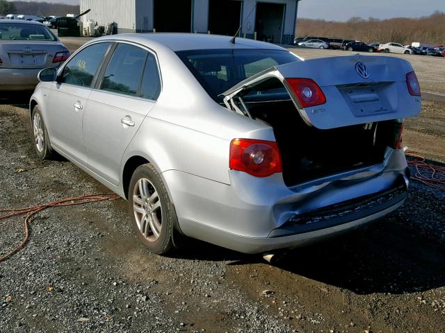 3VWEF71K97M083820 - 2007 VOLKSWAGEN JETTA WOLF SILVER photo 3