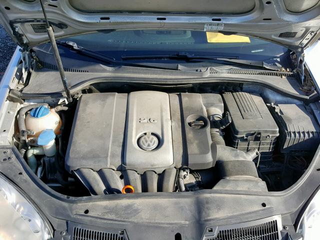 3VWEF71K97M083820 - 2007 VOLKSWAGEN JETTA WOLF SILVER photo 7