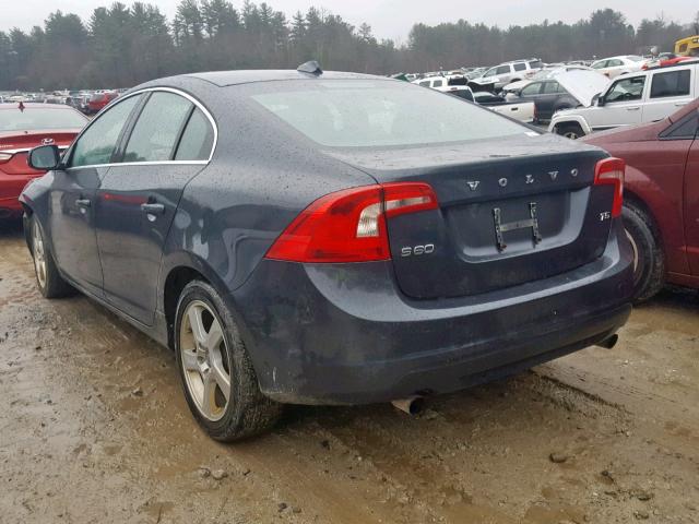 YV1622FS3C2045381 - 2012 VOLVO S60 T5 CHARCOAL photo 3