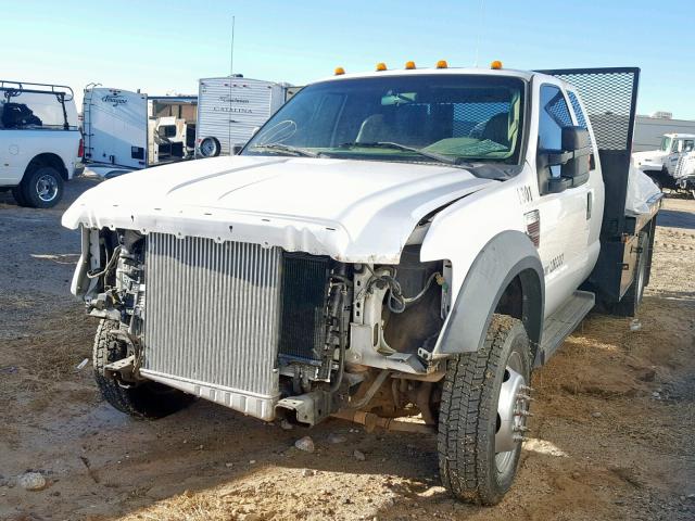 1FDAX57R18ED57778 - 2008 FORD F550 SUPER WHITE photo 2