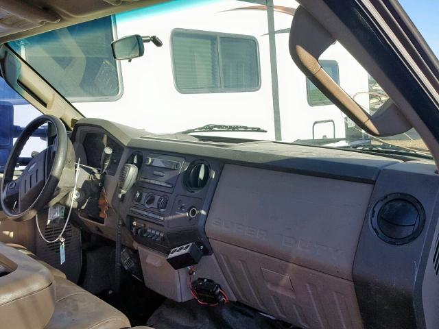 1FDAX57R18ED57778 - 2008 FORD F550 SUPER WHITE photo 9