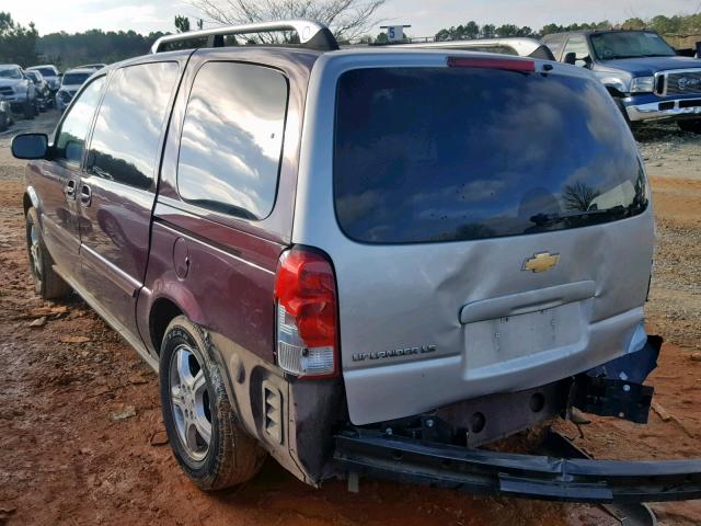1GNDV33L96D218229 - 2006 CHEVROLET UPLANDER L 勃艮第红 照片 3