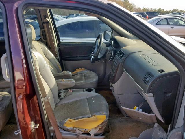 1GNDV33L96D218229 - 2006 CHEVROLET UPLANDER L 勃艮第红 照片 5