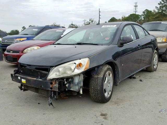 1G2ZF57B284261200 - 2008 PONTIAC G6 VALUE L BLACK photo 2