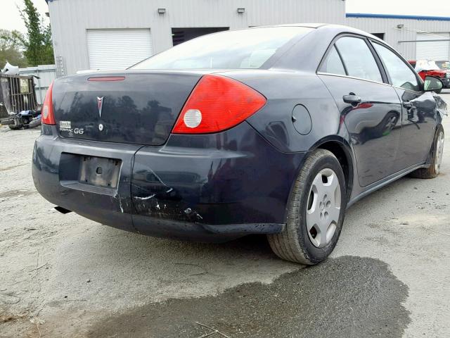 1G2ZF57B284261200 - 2008 PONTIAC G6 VALUE L BLACK photo 4