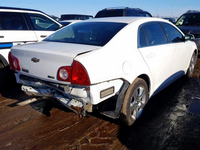 1G1ZC5E09A4105272 - 2010 CHEVROLET MALIBU 1LT WHITE photo 4