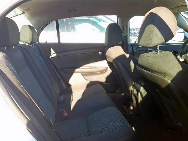 1G1ZC5E09A4105272 - 2010 CHEVROLET MALIBU 1LT WHITE photo 6