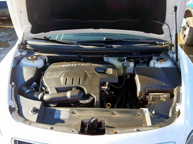 1G1ZC5E09A4105272 - 2010 CHEVROLET MALIBU 1LT WHITE photo 7