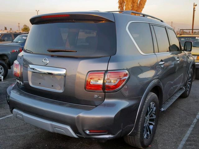 JN8AY2NDXJ9056159 - 2018 NISSAN ARMADA SV GRAY photo 4