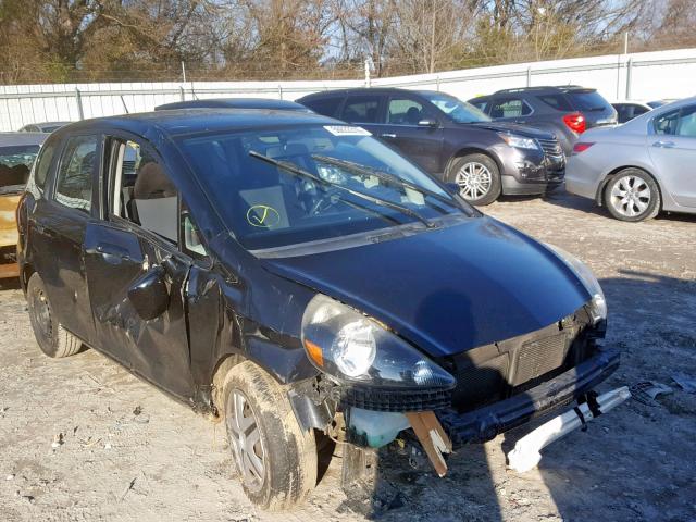 JHMGD38468S063310 - 2008 HONDA FIT BLACK photo 1