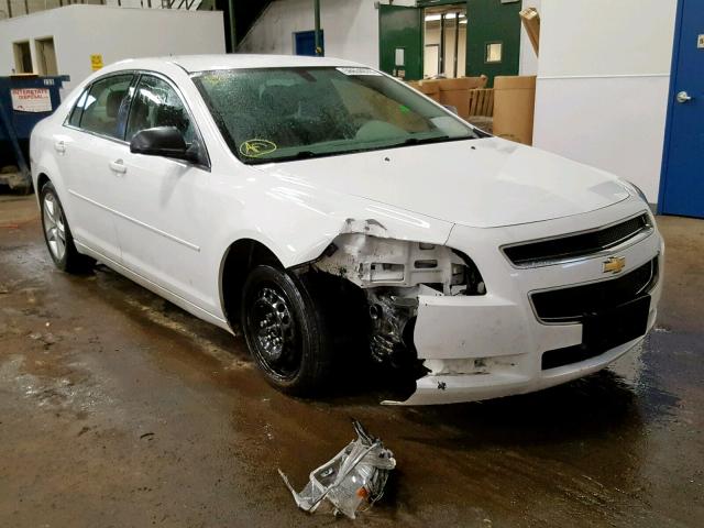 1G1ZB5E18BF285295 - 2011 CHEVROLET MALIBU LS WHITE photo 1