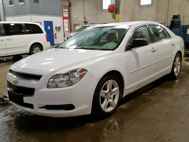 1G1ZB5E18BF285295 - 2011 CHEVROLET MALIBU LS WHITE photo 2
