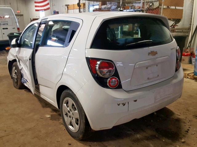 1G1JA6SH8G4172974 - 2016 CHEVROLET SONIC LS 白色 照片 3