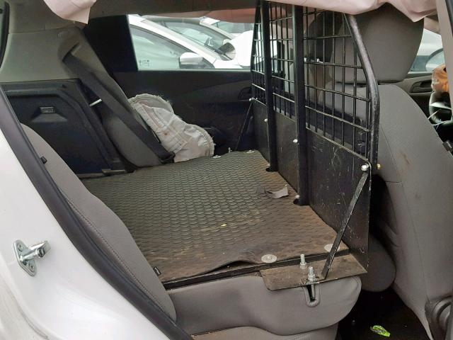 1G1JA6SH8G4172974 - 2016 CHEVROLET SONIC LS 白色 照片 6