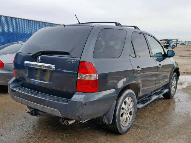 2HNYD18643H520881 - 2003 ACURA MDX TOURIN BLUE photo 4