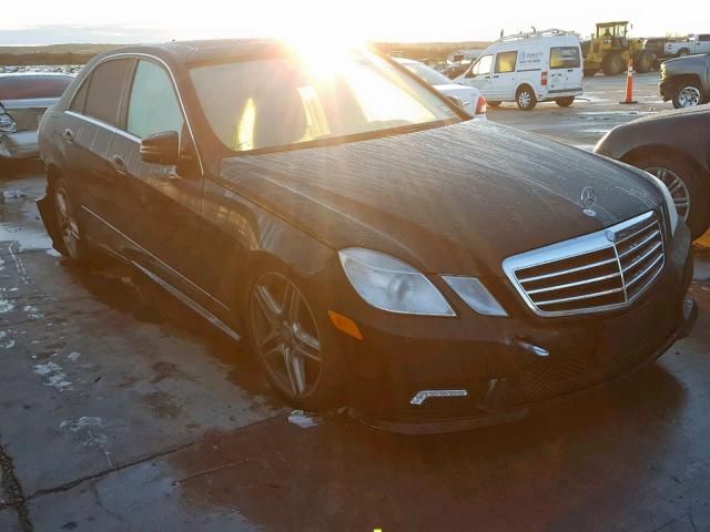 WDDHF7CB3BA395463 - 2011 MERCEDES-BENZ E 550 BLACK photo 1