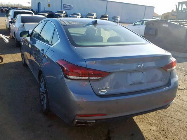 KMHGN4JE2FU073210 - 2015 HYUNDAI GENESIS 3. GRAY photo 3