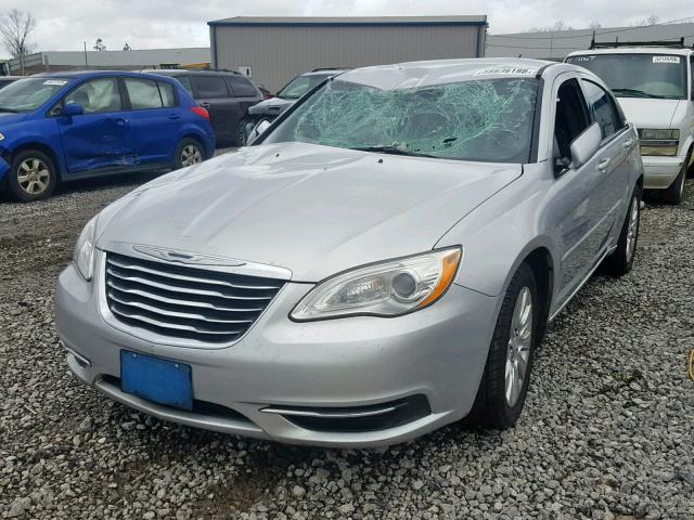 1C3CCBAB1CN248494 - 2012 CHRYSLER 200 LX SILVER photo 2