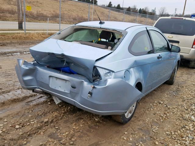 1FAHP32N18W176594 - 2008 FORD FOCUS S/SE BLUE photo 4