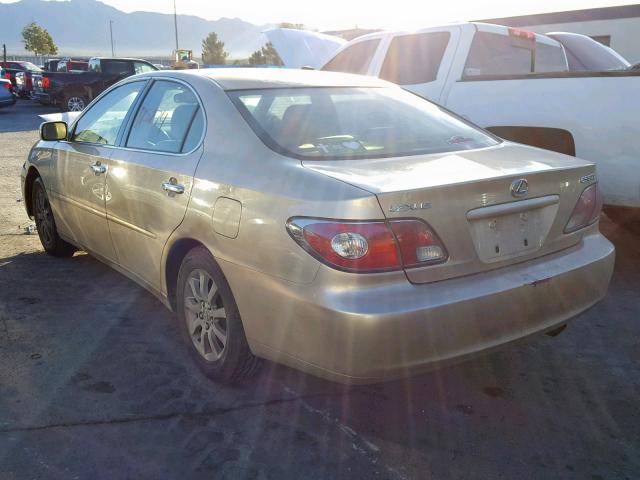 JTHBF30G020063008 - 2002 LEXUS ES 300 GOLD photo 3