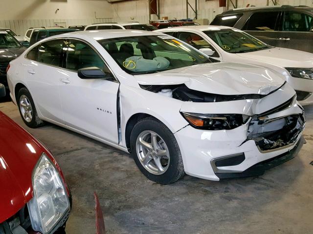 1G1ZC5ST8JF101975 - 2018 CHEVROLET MALIBU LS თეთრი ფოტო 1