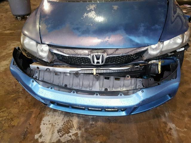 2HGFA15649H505043 - 2009 HONDA CIVIC BLUE photo 9