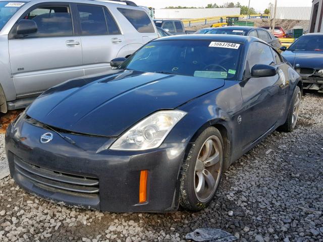 JN1AZ34E16M354339 - 2006 NISSAN 350Z COUPE BLACK photo 2