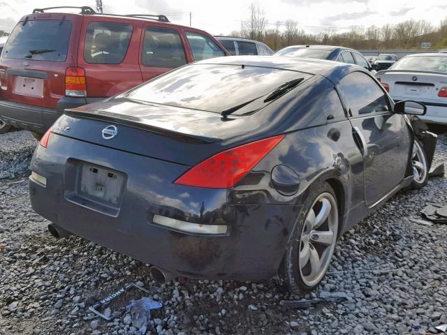 JN1AZ34E16M354339 - 2006 NISSAN 350Z COUPE BLACK photo 4