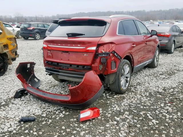 2LMTJ8LP7GBL38201 - 2016 LINCOLN MKX RESERV RED photo 4