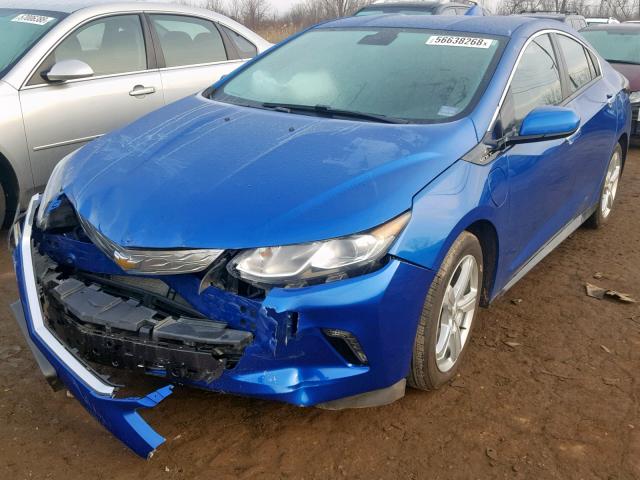 1G1RC6S51GU122503 - 2016 CHEVROLET VOLT LT BLUE photo 2