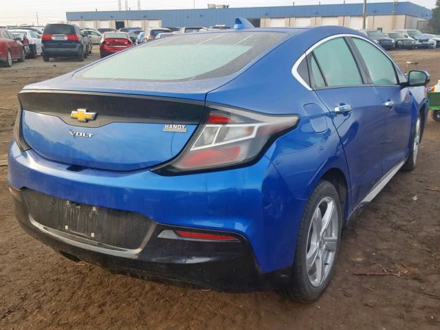 1G1RC6S51GU122503 - 2016 CHEVROLET VOLT LT BLUE photo 4