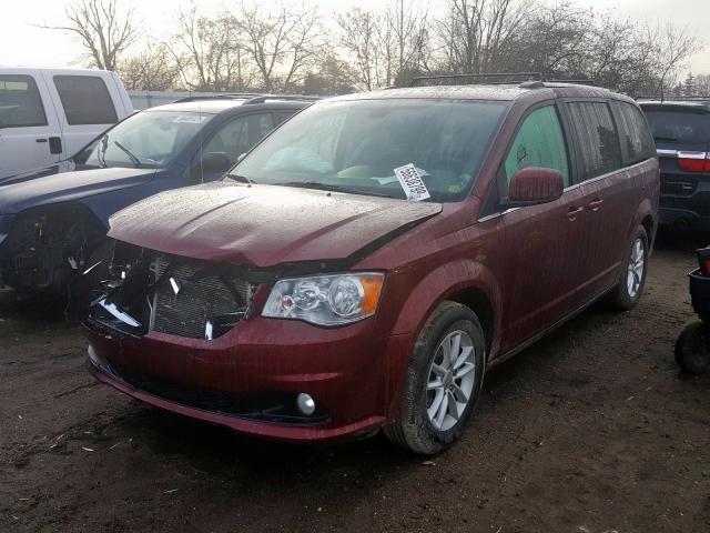 2C4RDGCG6KR518118 - 2019 DODGE GRAND CARAVAN SXT  photo 2