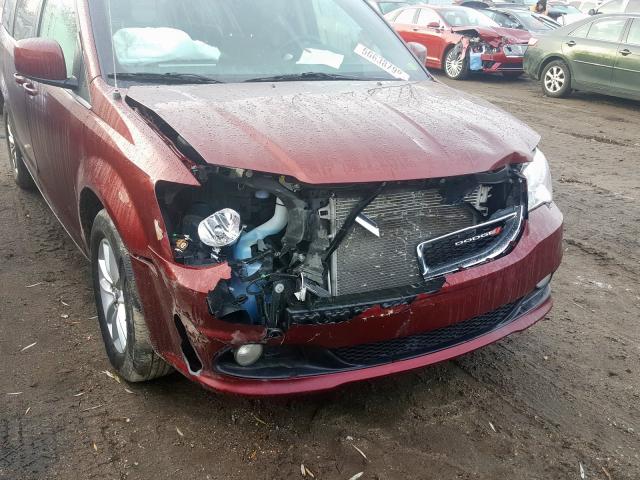 2C4RDGCG6KR518118 - 2019 DODGE GRAND CARAVAN SXT  photo 9