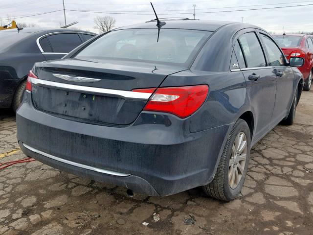 1C3CCBBB4CN330881 - 2012 CHRYSLER 200 TOURIN BLACK photo 4