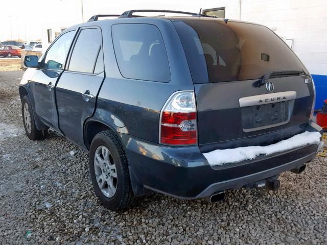 2HNYD18916H516737 - 2006 ACURA MDX TOURIN CHARCOAL photo 3