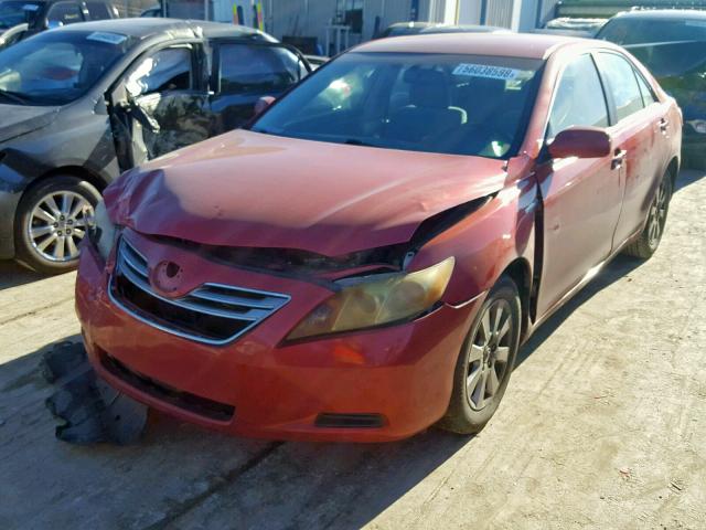 4T1BB46K99U070424 - 2009 TOYOTA CAMRY HYBR RED photo 2