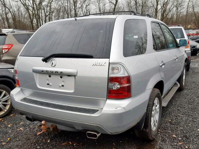 2HNYD18975H503165 - 2005 ACURA MDX TOURIN SILVER photo 4