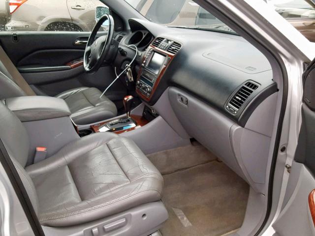 2HNYD18975H503165 - 2005 ACURA MDX TOURIN SILVER photo 5