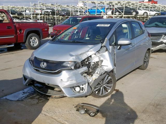 JHMGK5H75GX044809 - 2016 HONDA FIT EX SILVER photo 2