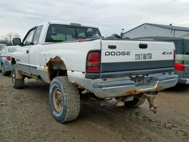 1B7KF23Z0YJ115393 - 2000 DODGE RAM 2500 WHITE photo 3